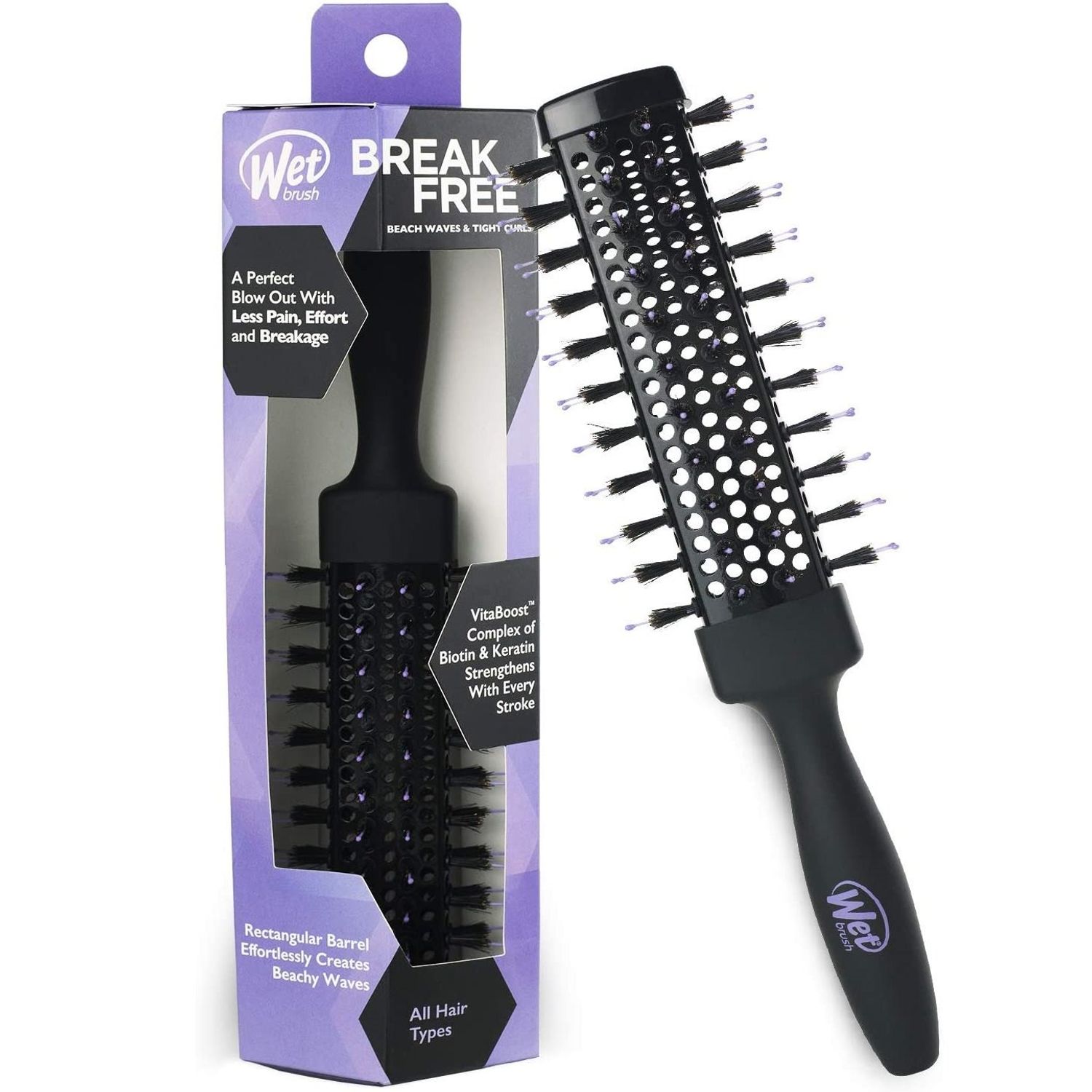 Perie rotunda pentru par Wet Brush Break Beach Waves & Tight Curls fotografia produsului