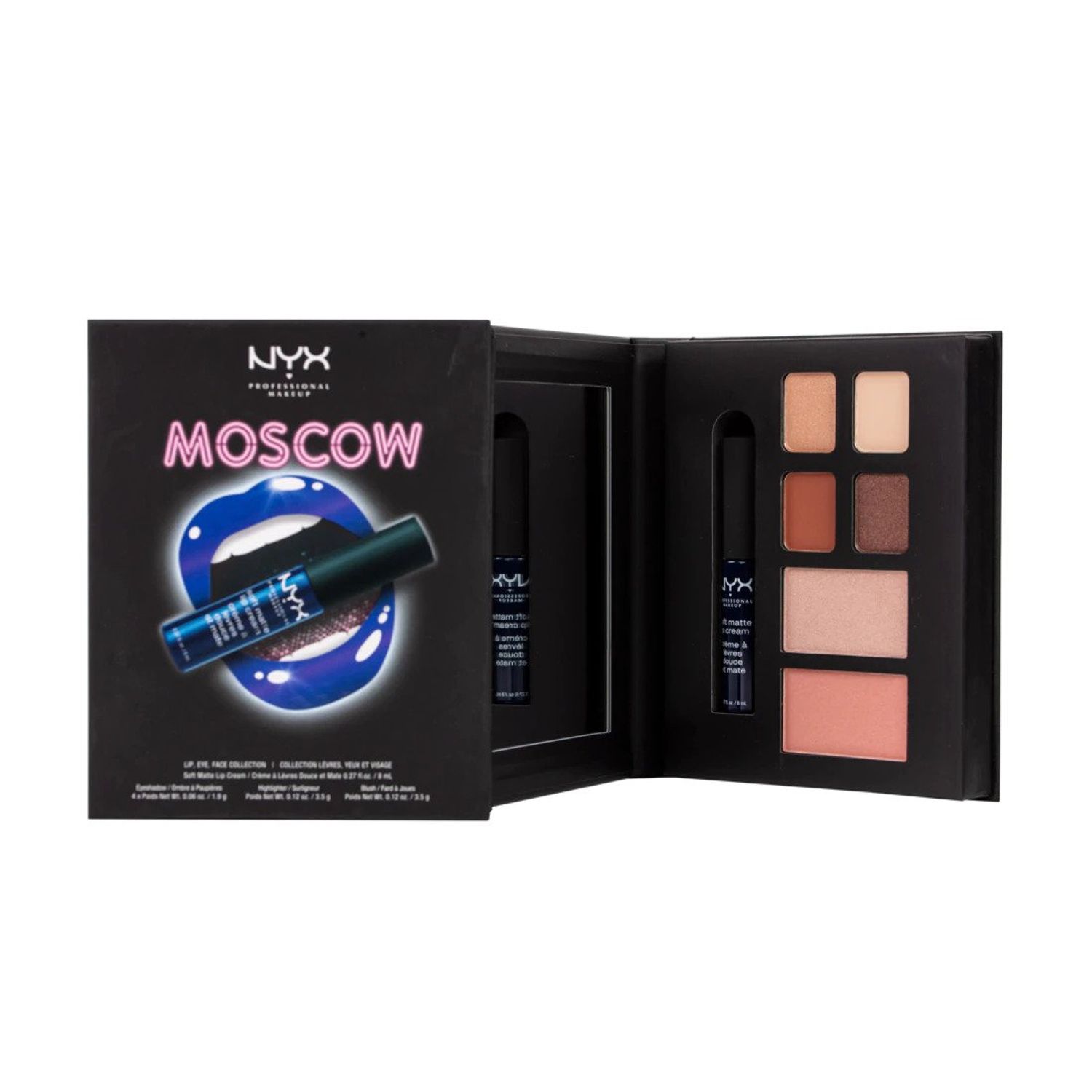 NYX Fard Lip, Eye & Face Collection - Moscow fotografia produsului