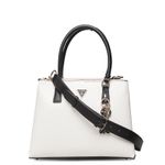 Geanta status satchel Guess, Model Becca, Alb fotografia produsului