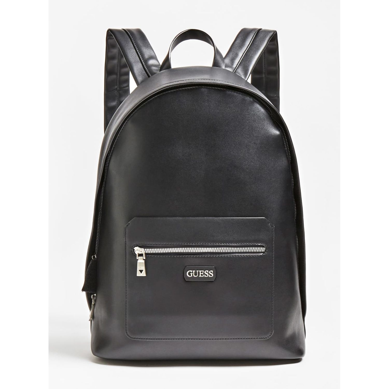 Rucsac de barbati Guess cu buzunar frontal, Model Dan, Negru fotografia produsului