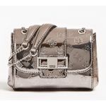Geanta mini crossbody de seara Guess, Argintiu fotografia produsului