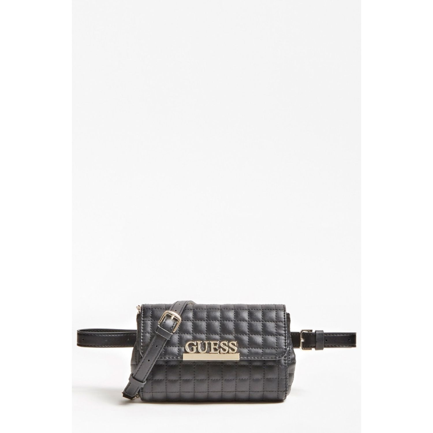 Geanta matlasata crossbody Guess, Model Matrix, Negru fotografia produsului