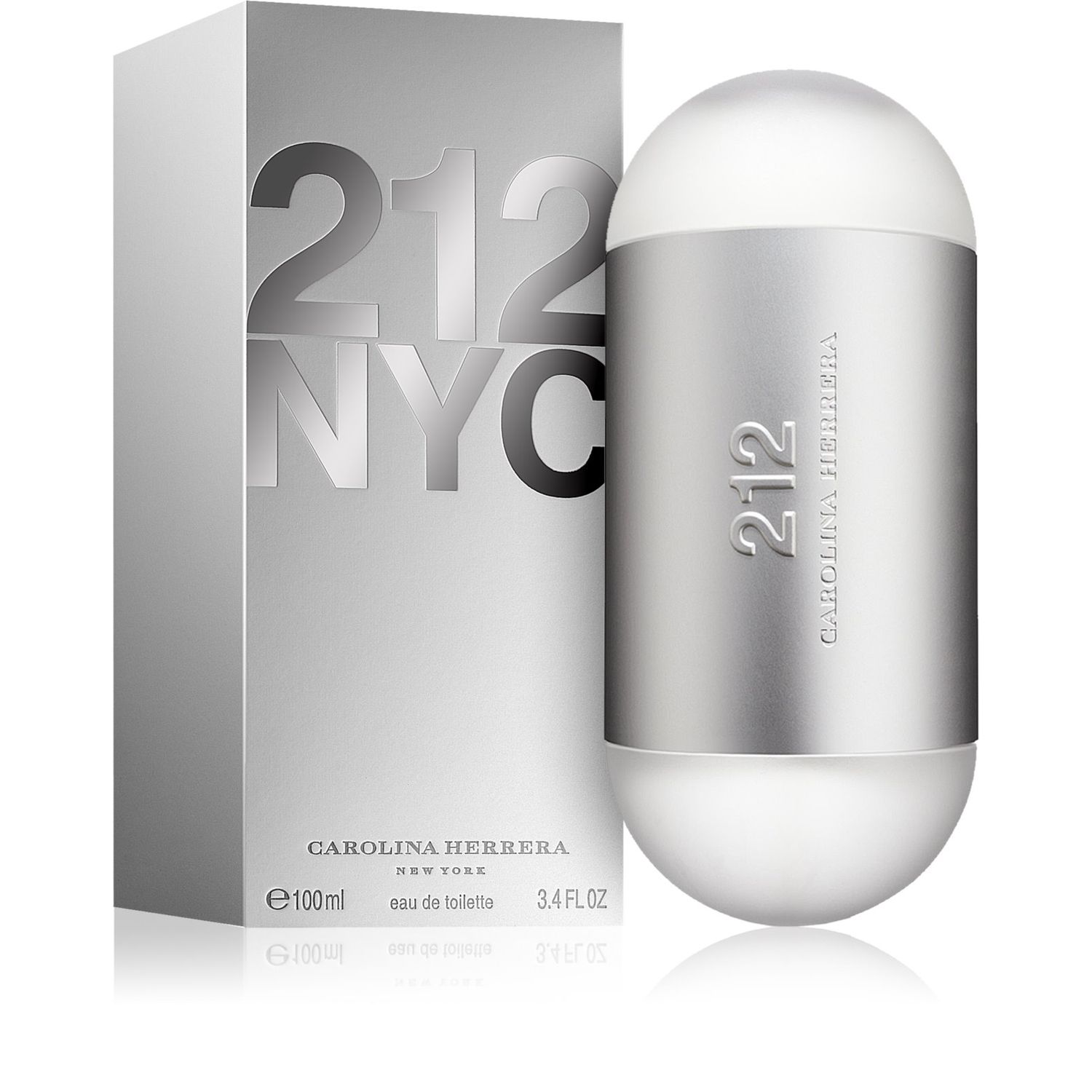 Apa de toaleta Carolina Herrera 212 NYC, 100 ml, pentru femei fotografia produsului