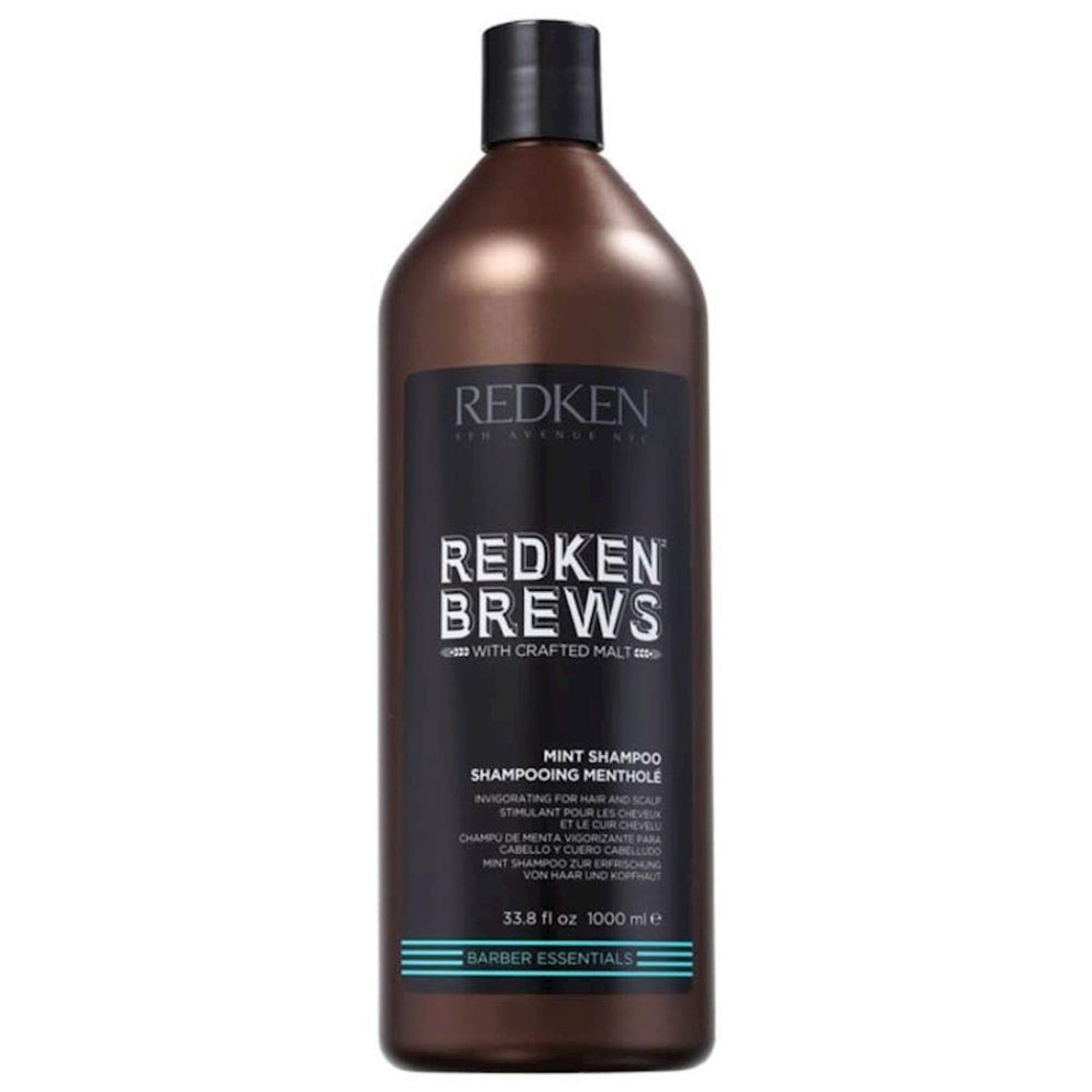 Sampon Redken Brews Barber Essentials Mint, 1000 ml fotografia produsului
