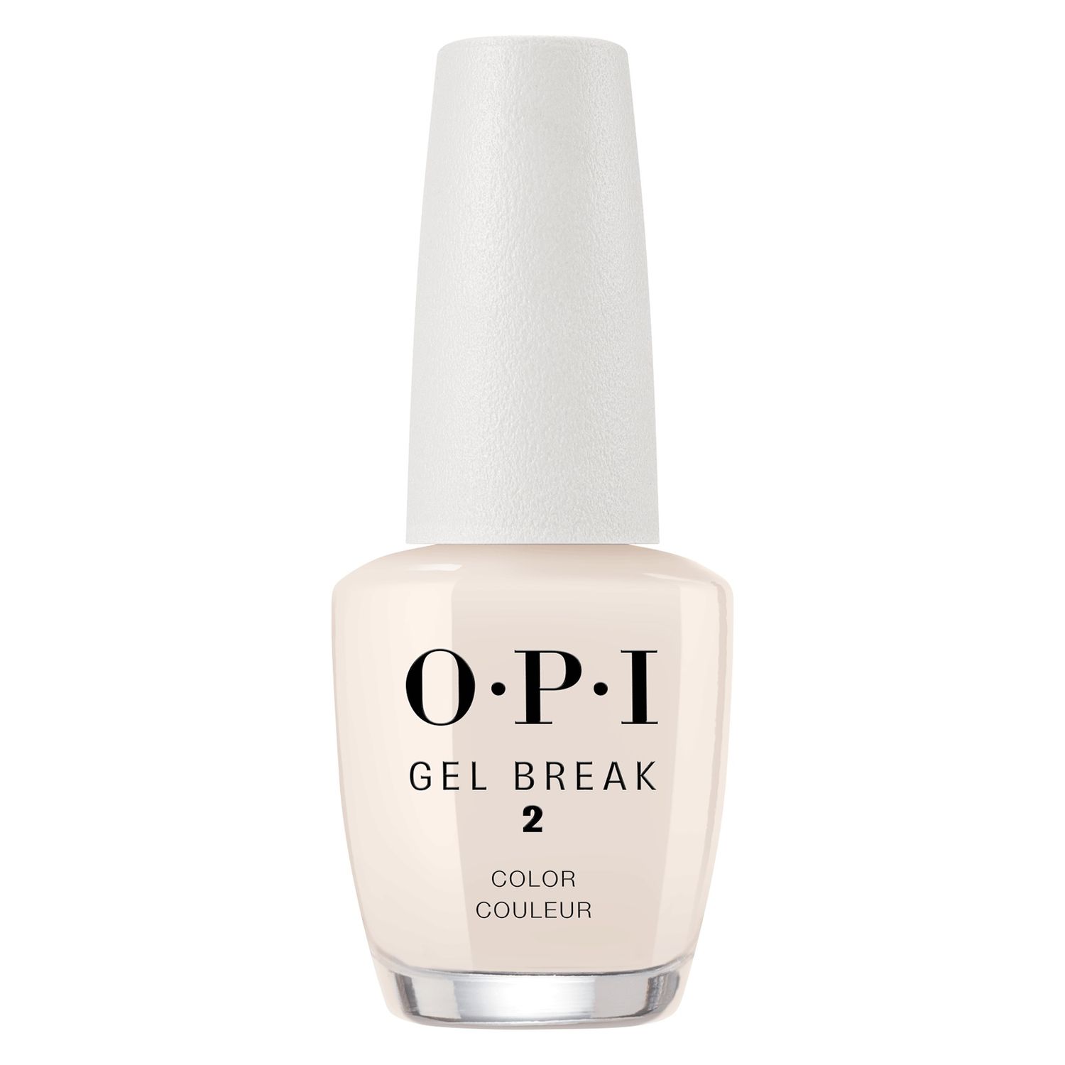 Lac de unghii OPI Gel Break Barely Beige Treatment System, 15 ml fotografia produsului