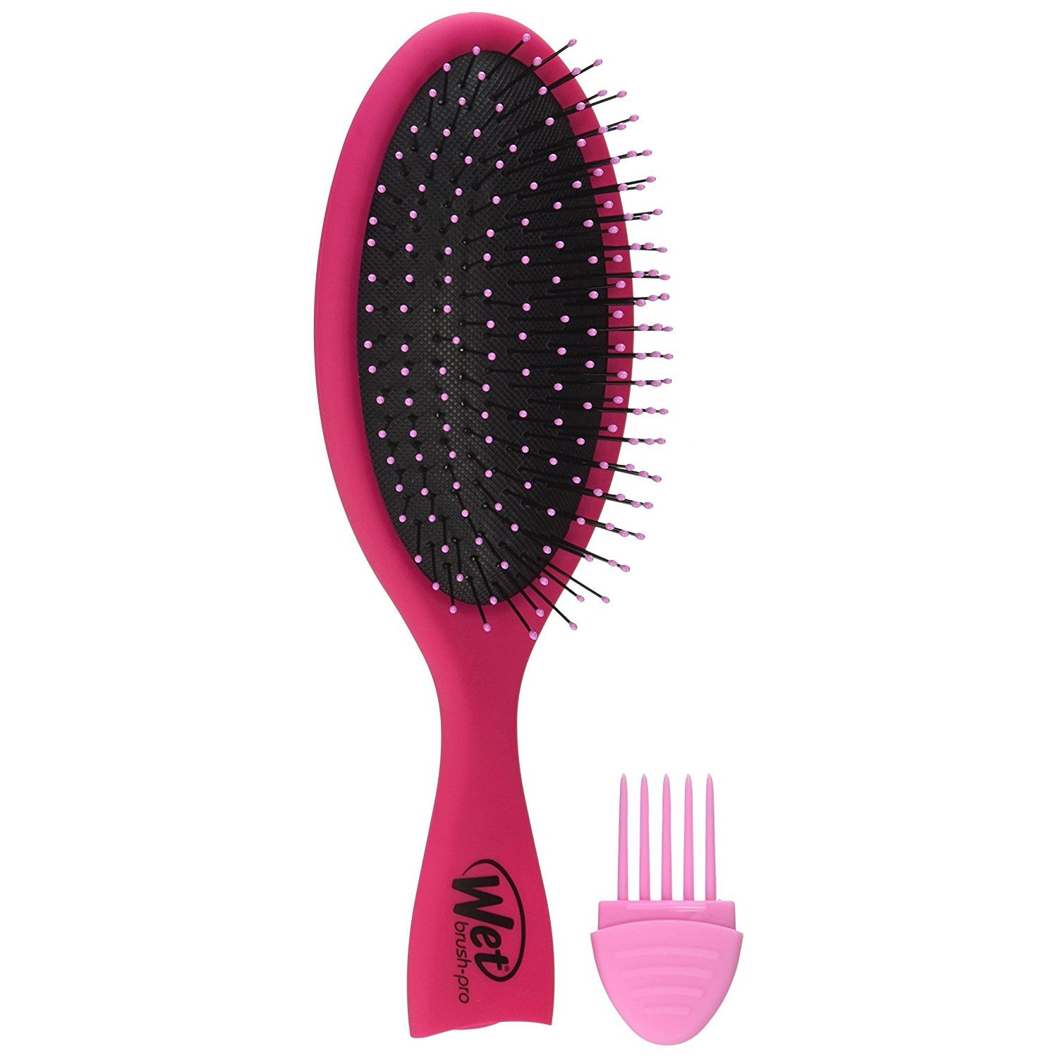 Perie pentru par Wet Brush Detangle Combo Brush & Cleaner Red fotografia produsului