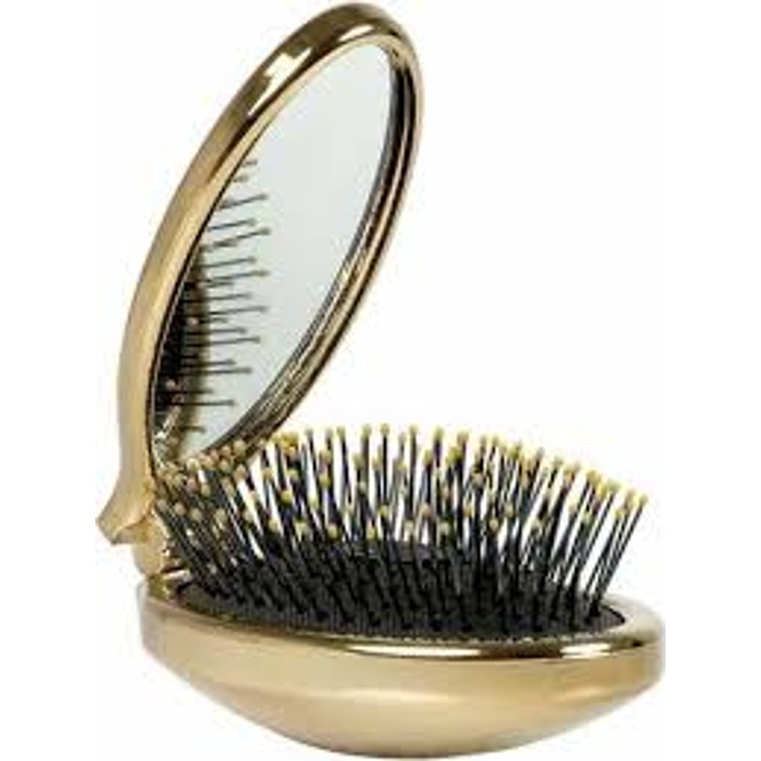 Perie pentru par Wet Brush Mini Pop Fold Professional Gold fotografia produsului