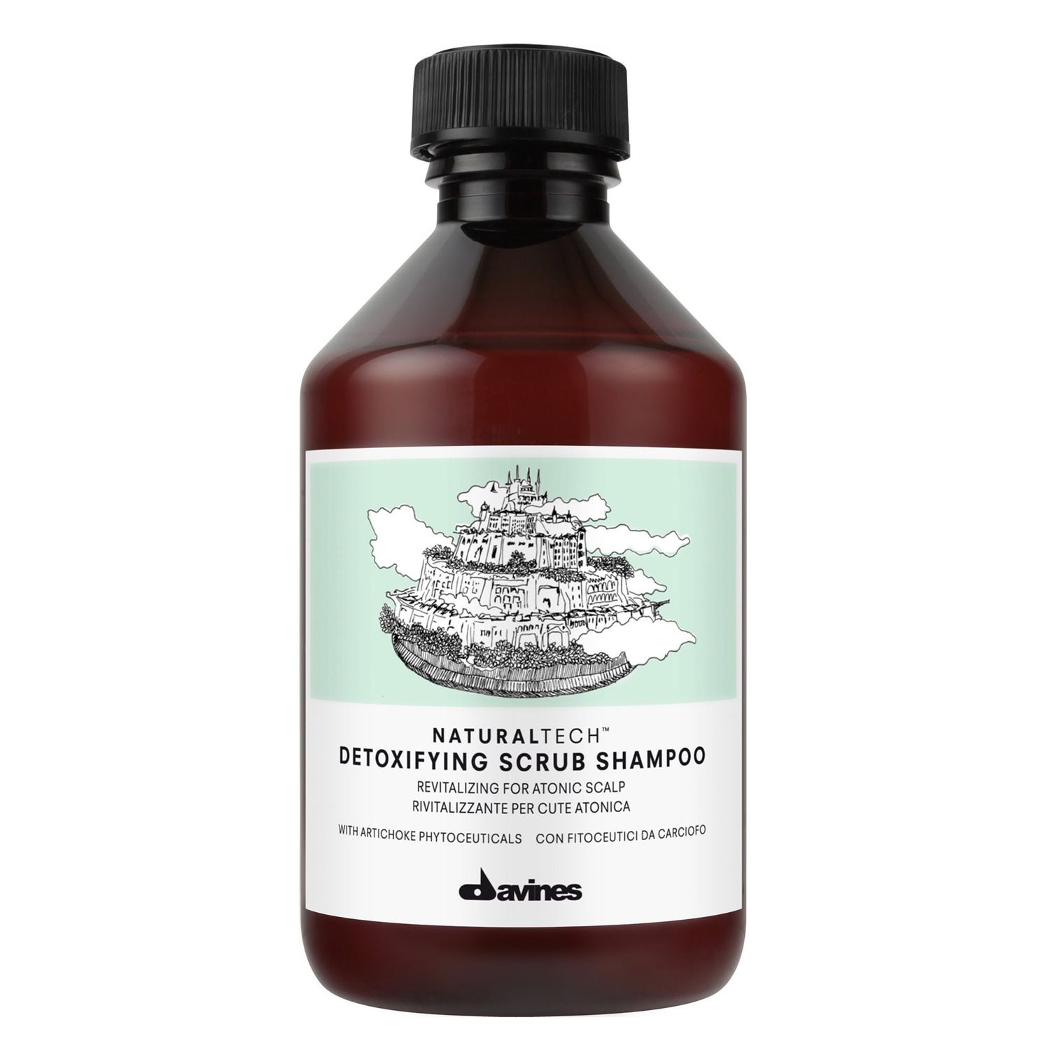Sampon Davines Natural Tech Detoxifying Scrub, 250 ml фото продукта