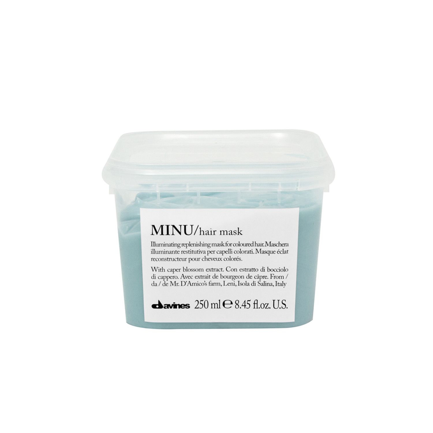 Masca pentru par Davines Minu Illuminating Replenishing, 250 ml fotografia produsului