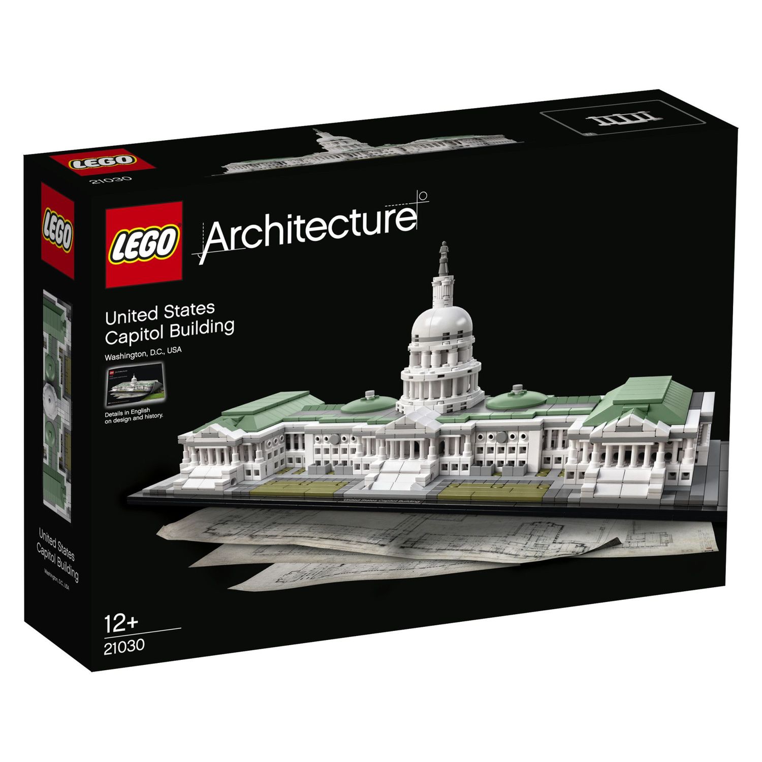 Lego Architecture, Cladirea Capitoliului din Statele Unite, 21030, 12+ fotografia produsului