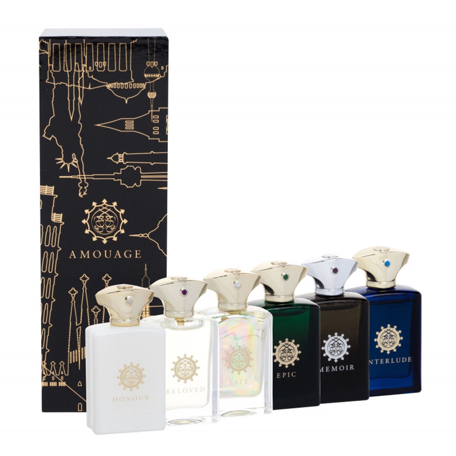 Amouage Modern Man, Barbati, Miniaturi, Apa de parfum, 6 x 7 ml fotografia produsului