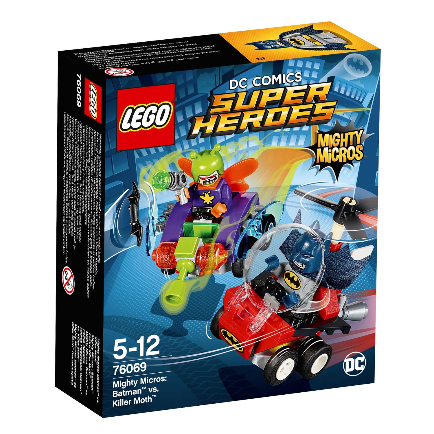 Lego LEGO DC Comics Super Heroes Mighty Micros: Batman vs Killer Moth 76069, 5-12 ani fotografia produsului