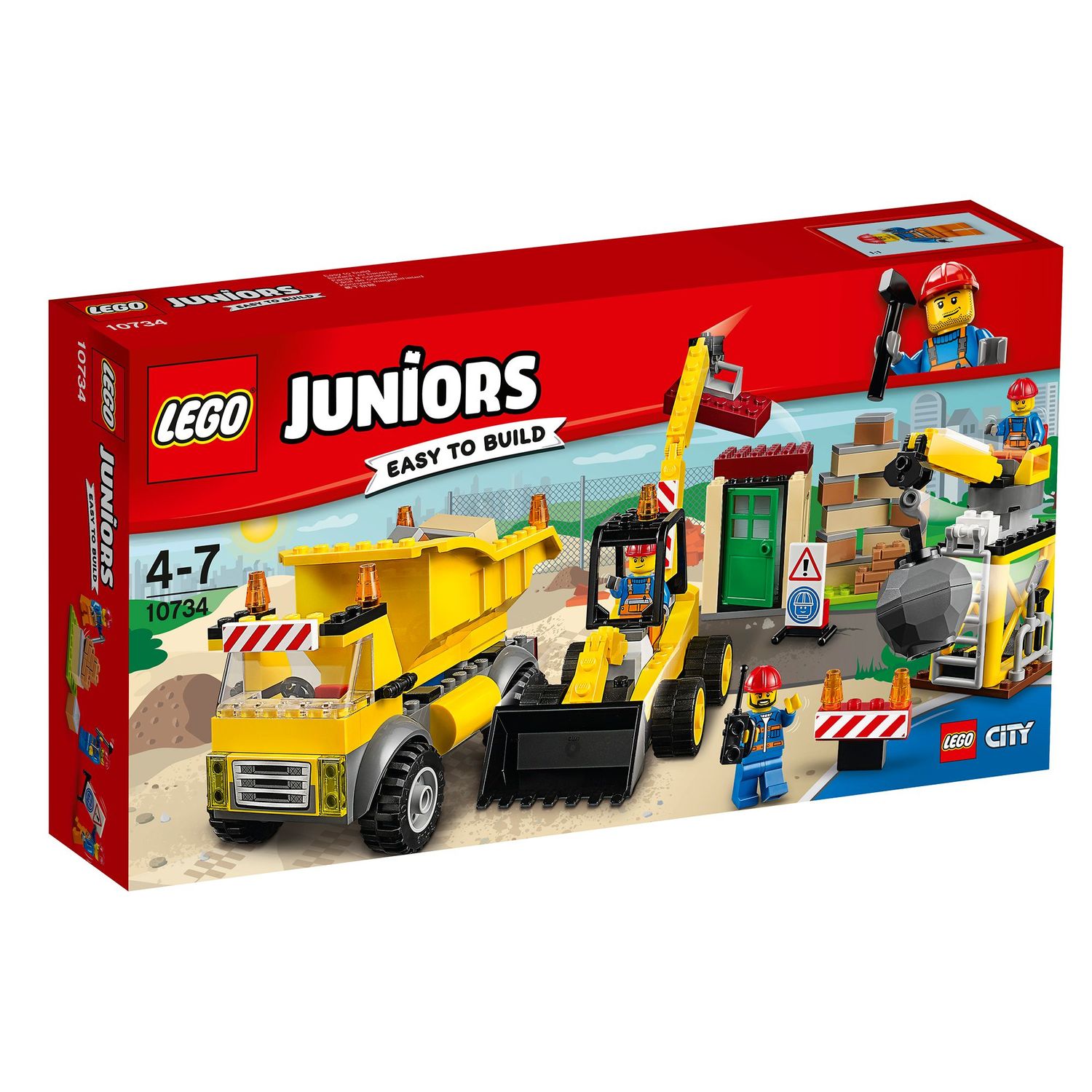 Lego LEGO JUNIORS, Santier de demolari 10734, 4-7 ani fotografia produsului