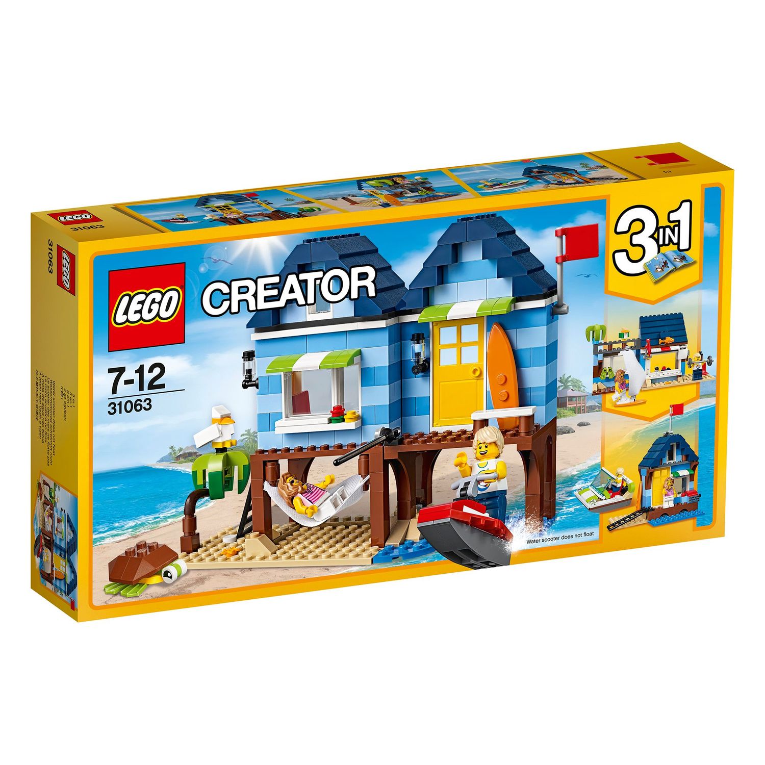 Lego LEGO CREATOR, Casa de pe plaja 31063, 7-12 ani fotografia produsului
