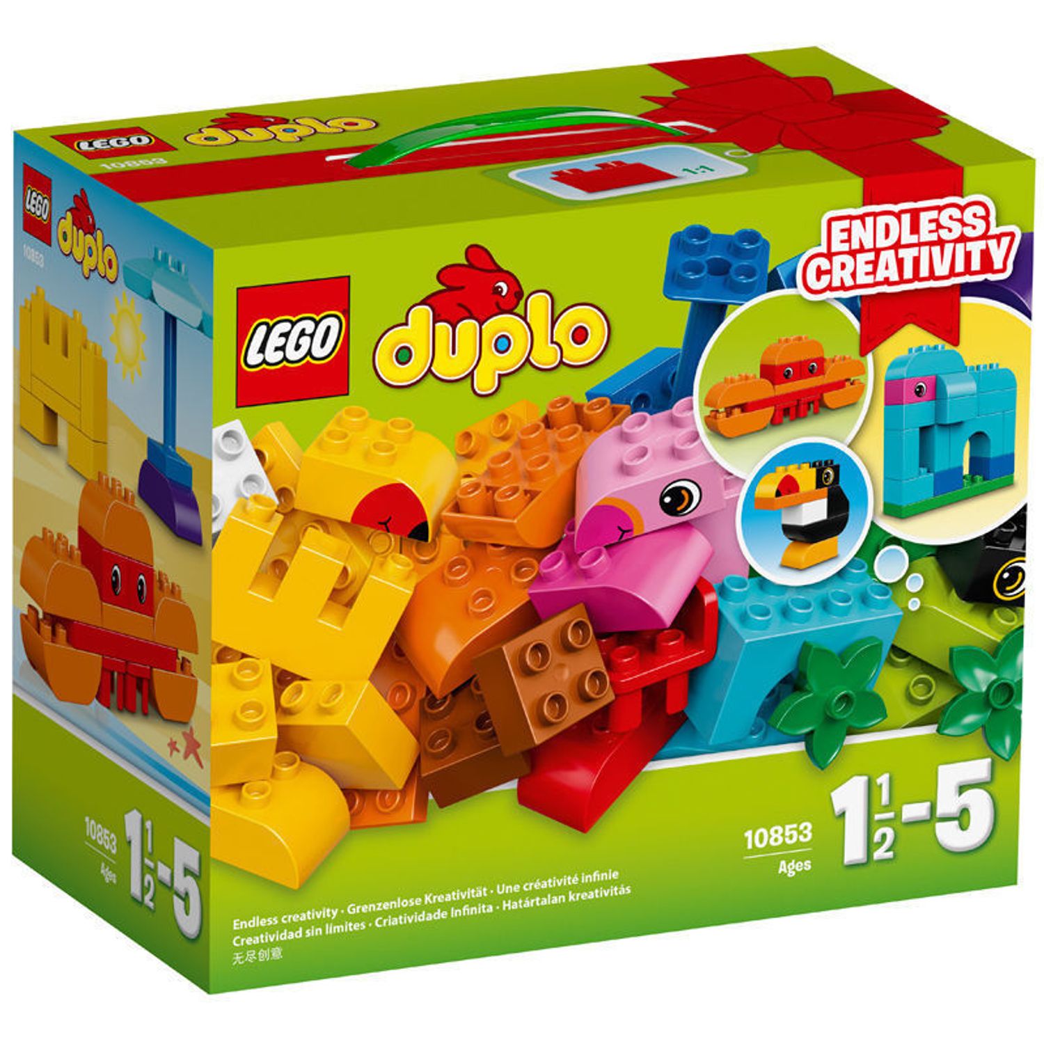 Lego LEGO DUPLO, Cutia pentru constructii creative 10853, 2-5 ani fotografia produsului