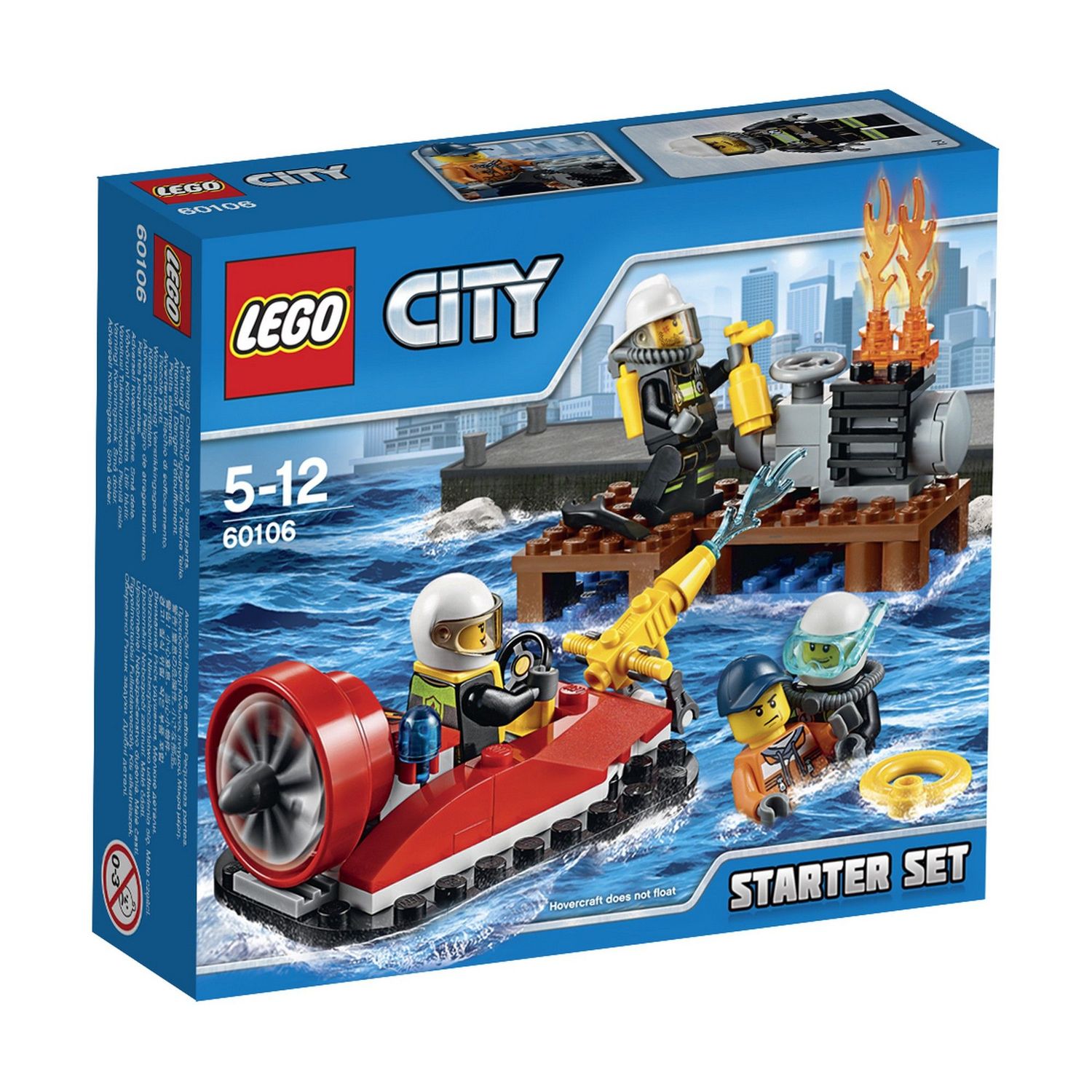 Lego LEGO CITY, Set de pompieri 60106, 5-12 ani fotografia produsului