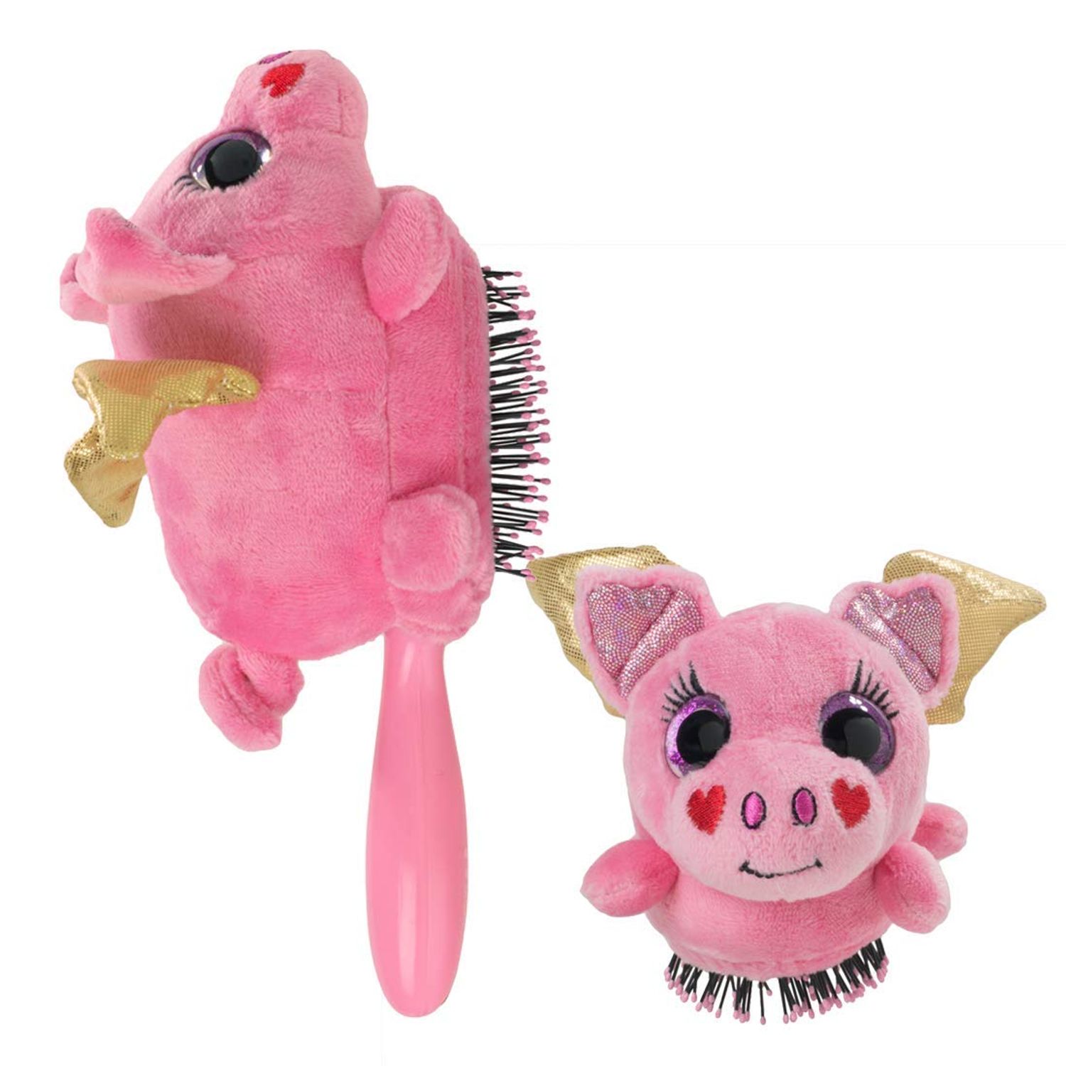 Perie pentru par Wet Brush Plush Brush Flying Pig fotografia produsului