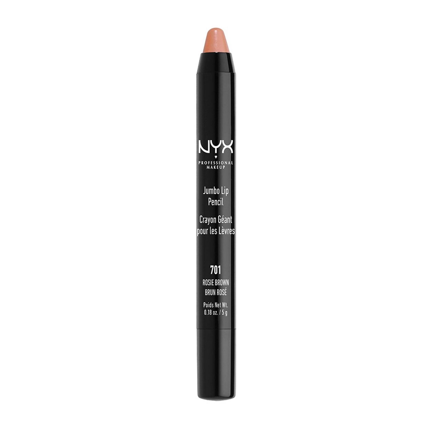 NYX NYX Jumbo Lip Pencil, Creion de buze, Nuanta 701 Rosie Brown, 5