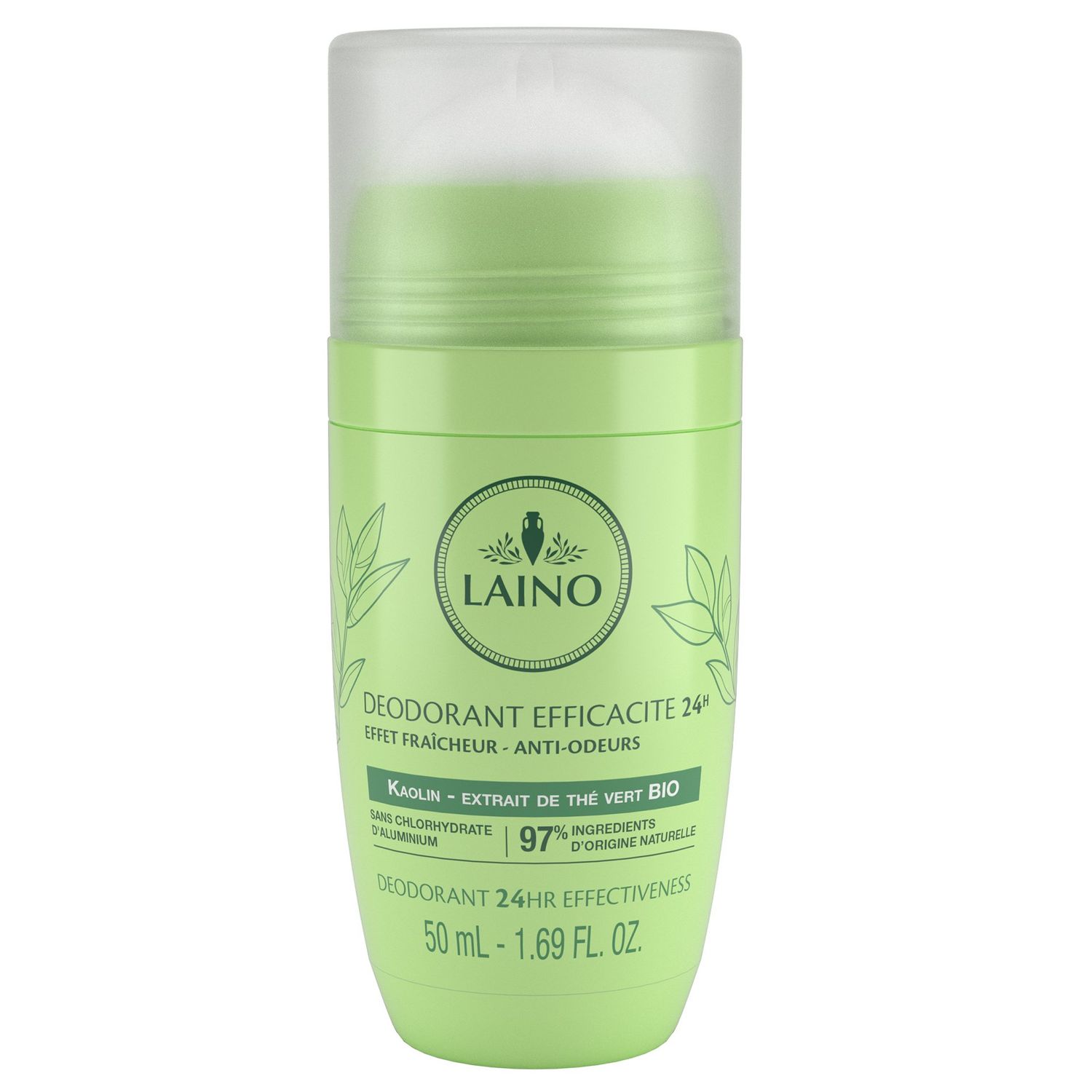 Laino 24h, Femei, Deodorant cu ceai verde, 50 ml fotografia produsului