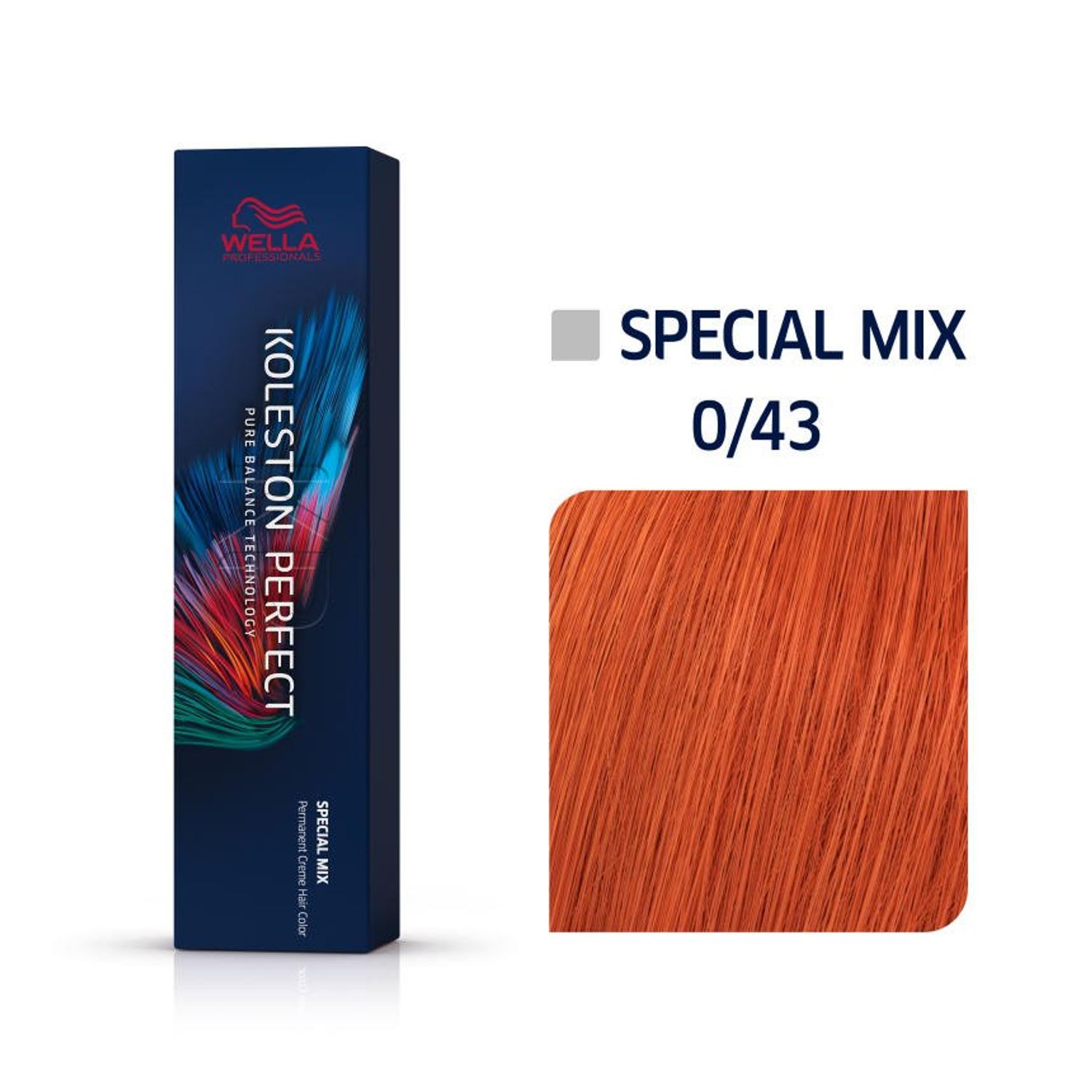 Vopsea permanenta Wella Professionals Koleston Perfect 0/43, Rosu Auriu, 60 ml fotografia produsului
