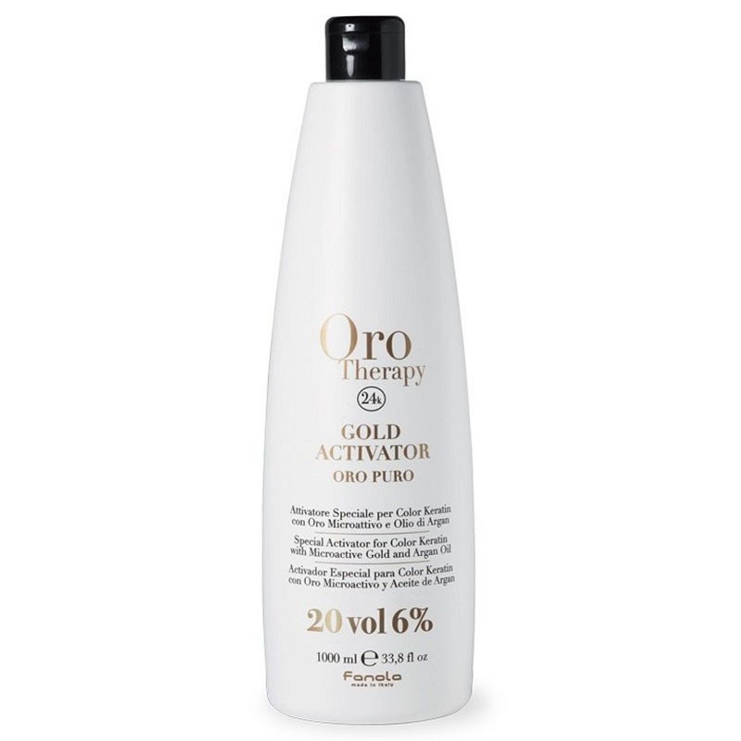 Oxidant 6% Oro Therapy Gold Activator 20 vol, 1000 ml fotografia produsului
