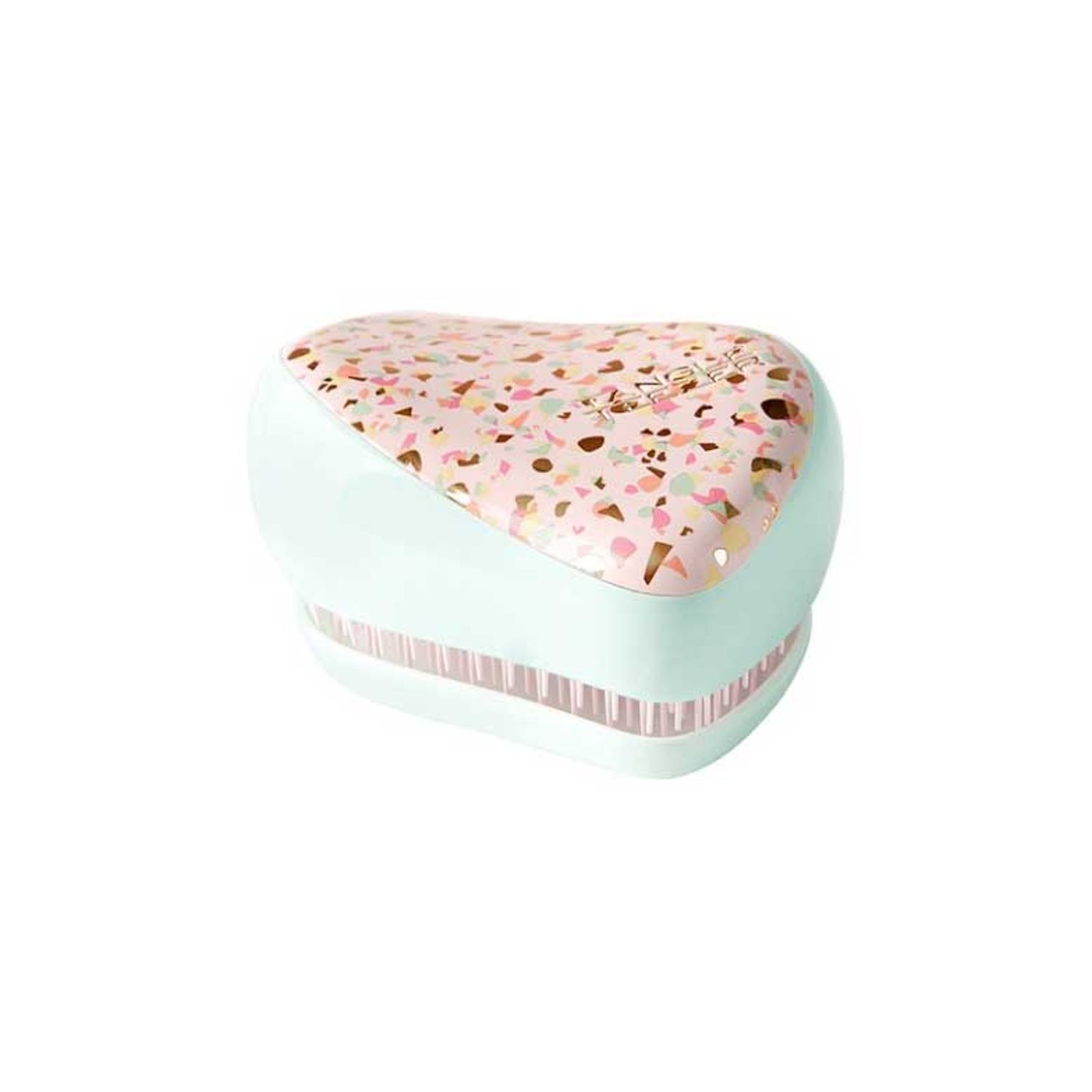 Perie pentru par Tangle Teezer Compact Styler Smooth & Shine Terrazzo Effect fotografia produsului