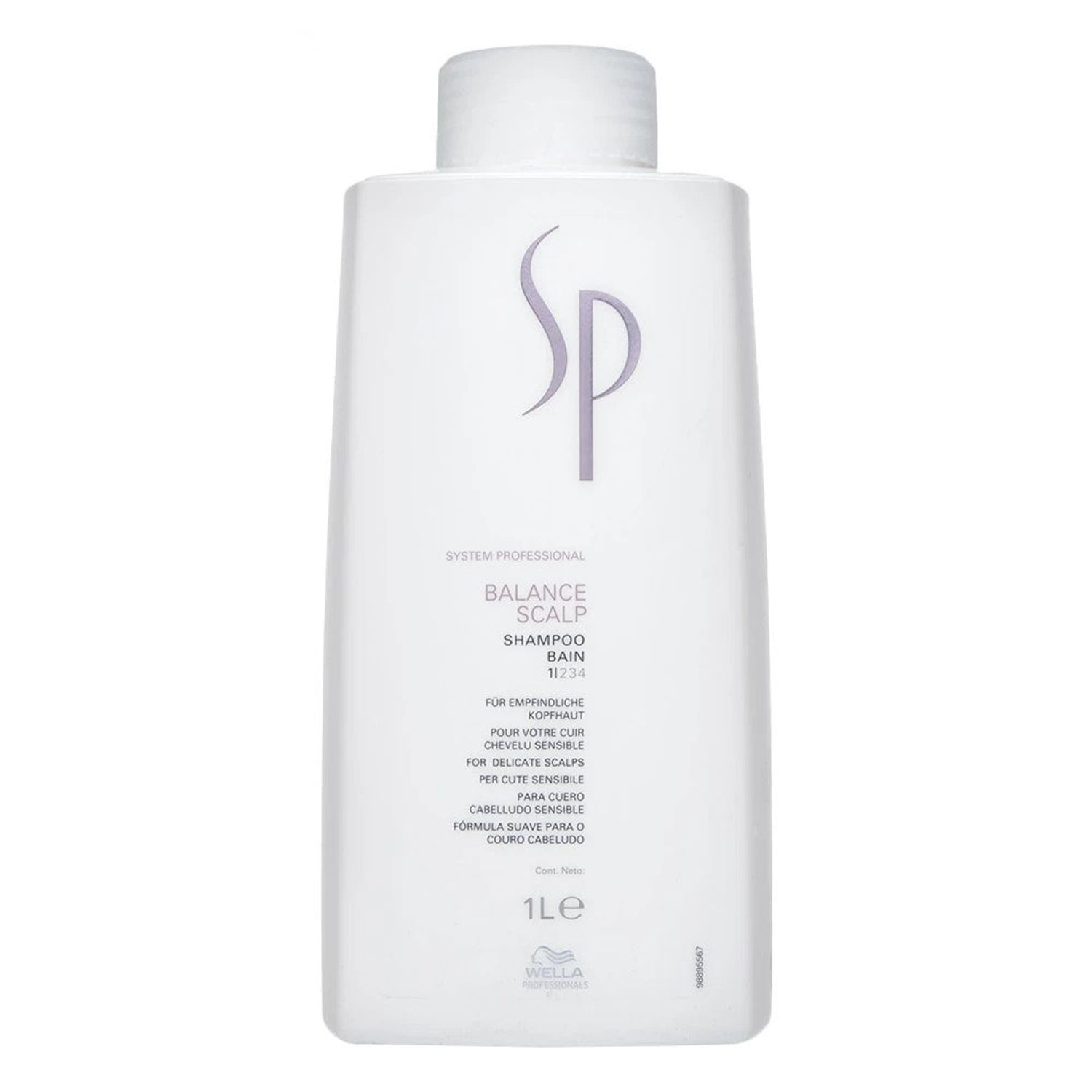 Wella Professionals Balance Scalp, Femei, Sampon pentru scalp sensibil, 1000 ml fotografia produsului