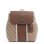 Rucsac Guess, Model Cathleen, Bej cu imprimeu logo fotografia produsului