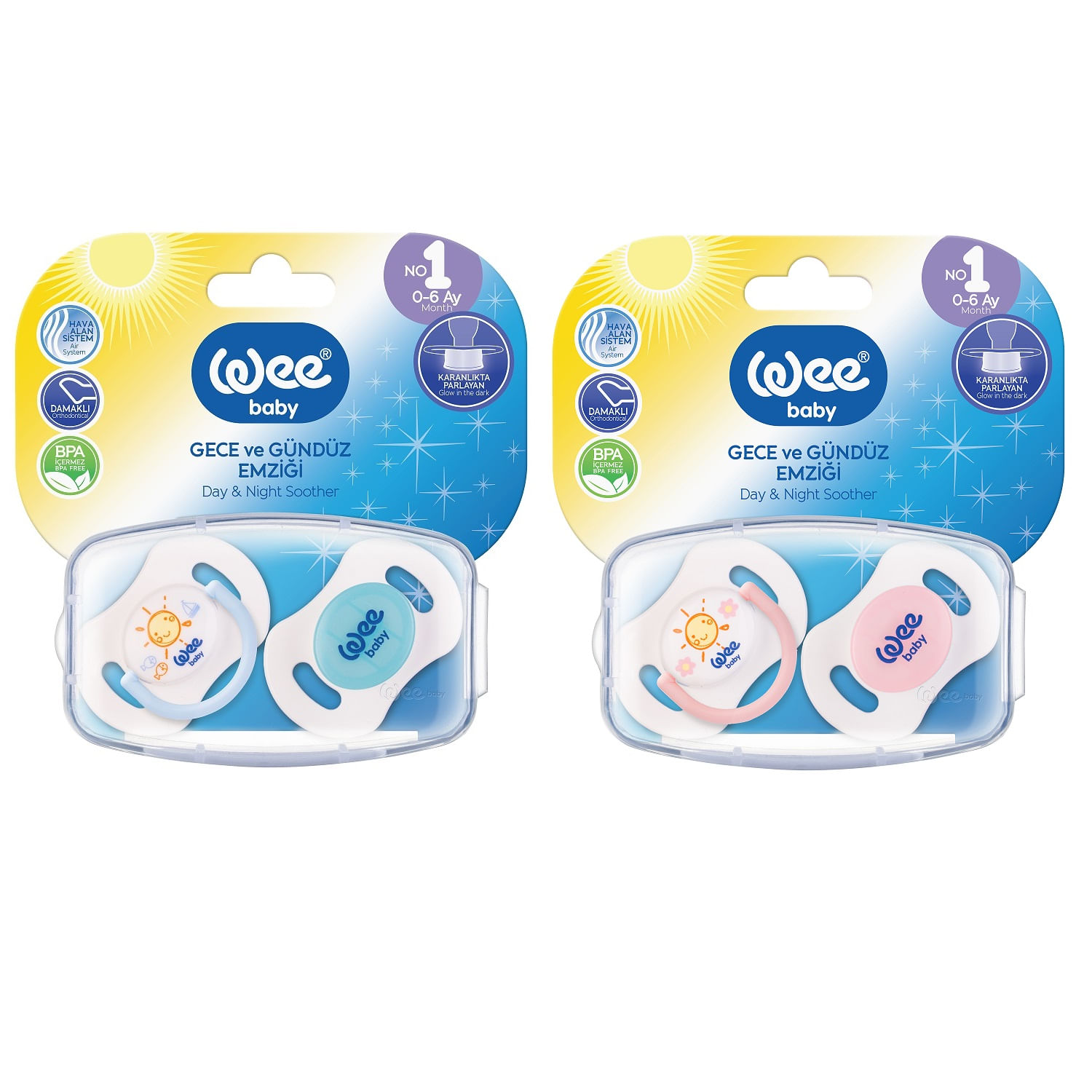 WEEBABY SUZETA ORTODONTICA NOAPTE NR1 X 2 BC COD (9900000857820) fotografia produsului