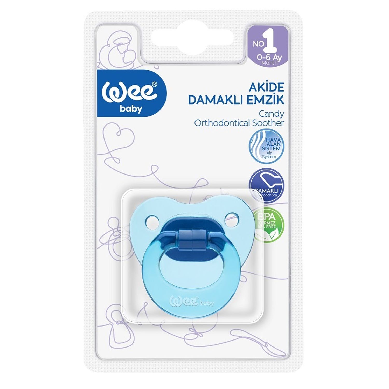 WEEBABY SUZETA SILICON ORTODONTICA NR1 COD (9900000857875) fotografia produsului