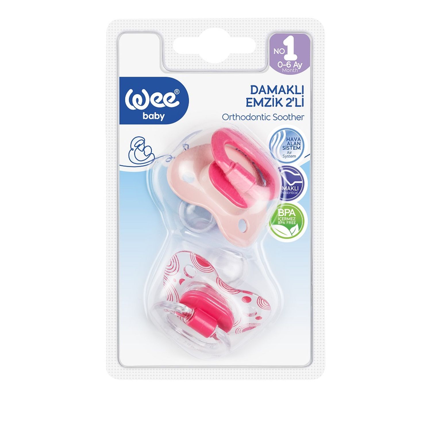 WEEBABY SET SUZETA ORTODONTICA NR1 X 2 BC COD 165 fotografia produsului
