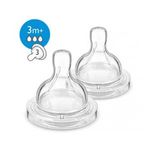 AVENT TETINA CLASSIC+ 3M+ X 2 BUC DEBIT MEDIU fotografia produsului