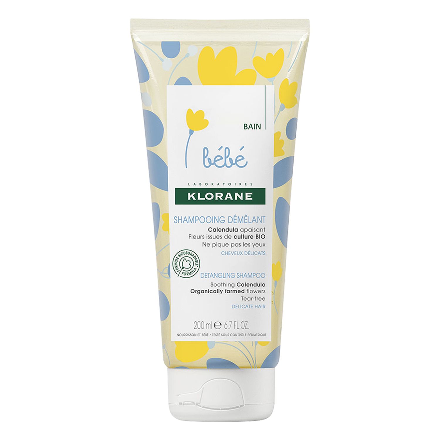 KLORANE BEBE SAMPON CU GALBENEA X 200 ML fotografia produsului