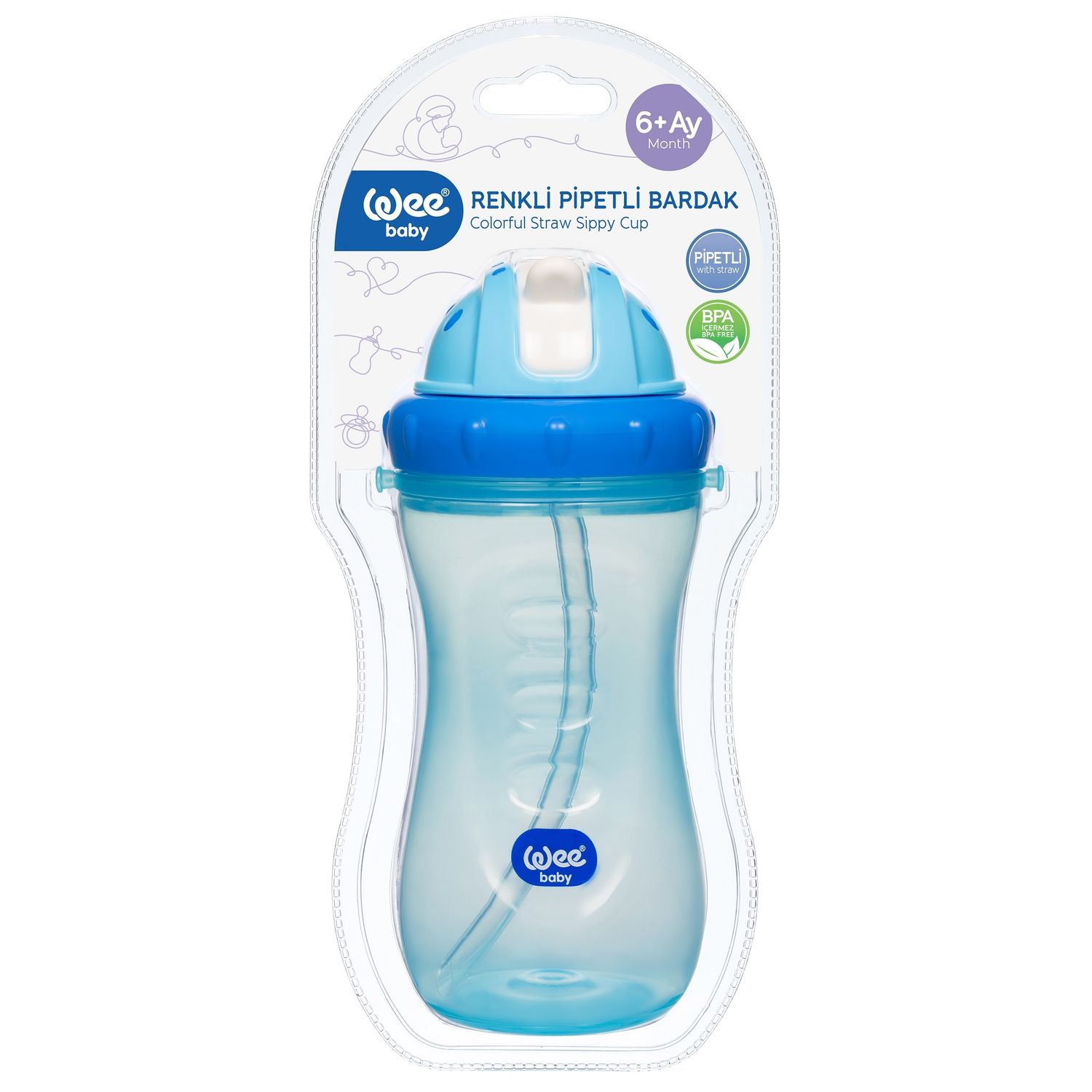 WEEBABY CANA CU PAI 240ML 6+ COD 761 fotografia produsului