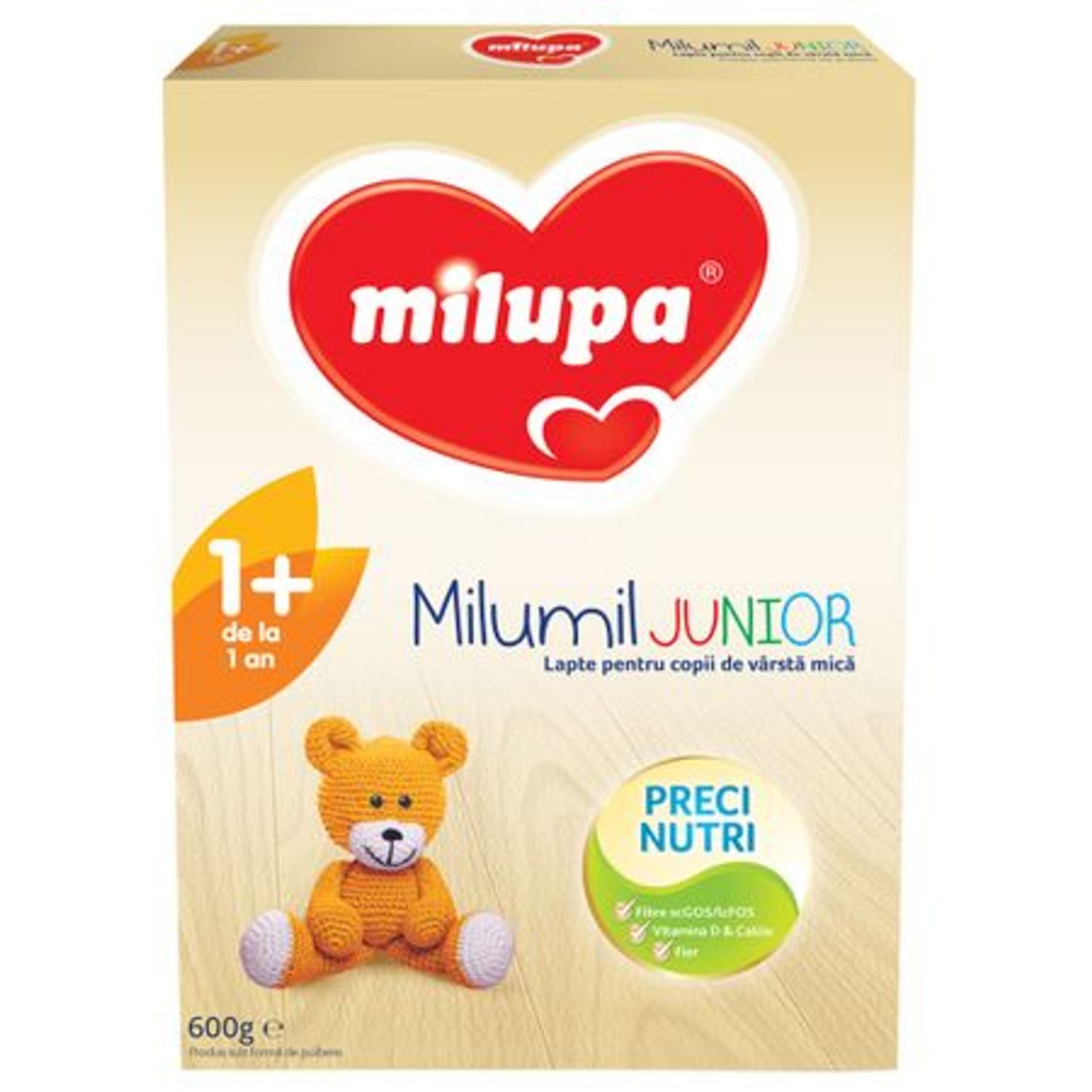 MILUPA MILUMIL JUNIOR 1+ X 600 G LAPTE COPII fotografia produsului