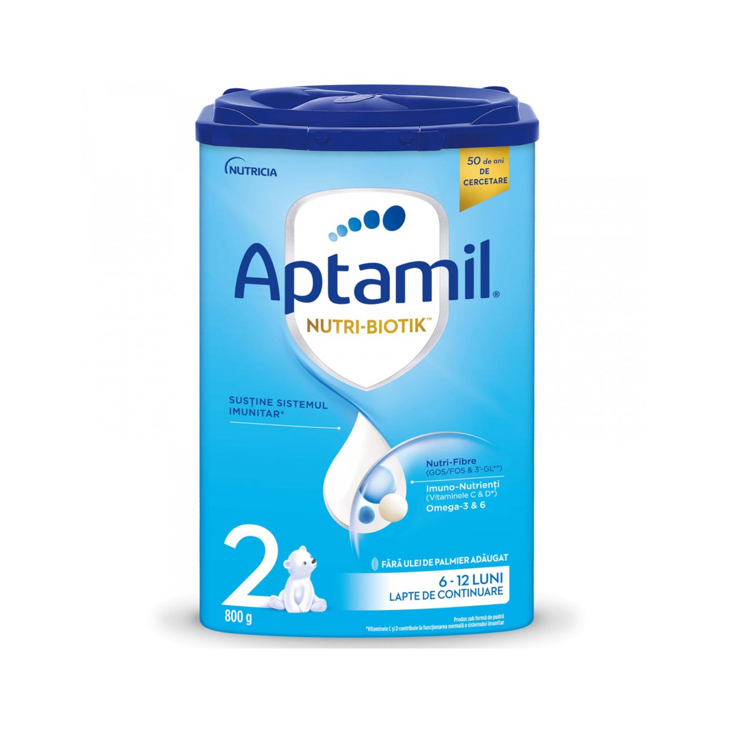 APTAMIL 2 LAPTE DE CONTINUARE 800g 6-12 luni fotografia produsului
