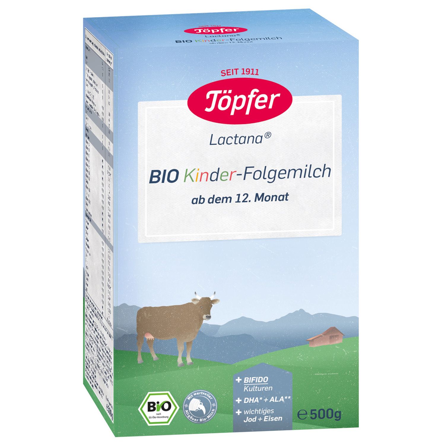 TOPFER KINDER ORGANIC FORMULA DE CONTINUARE X 500 G fotografia produsului