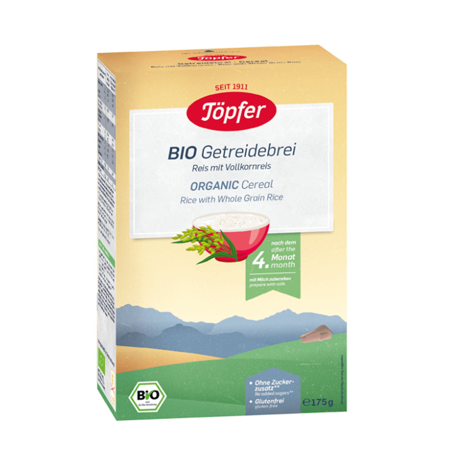 TOPFER CEREALE OREZ INTEGRAL 4 LUNI X 175 G (9900000777623) fotografia produsului