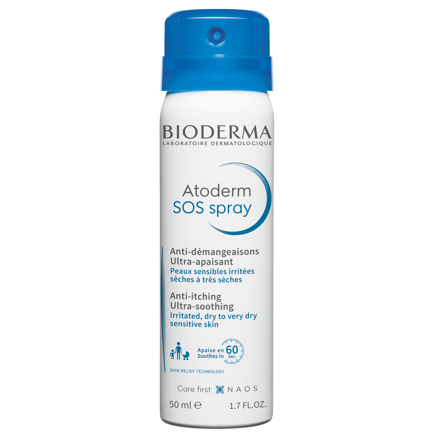 BIODERMA-ATODERM SOS SPRAY X 50 ML SPRAY BIODERMA fotografia produsului