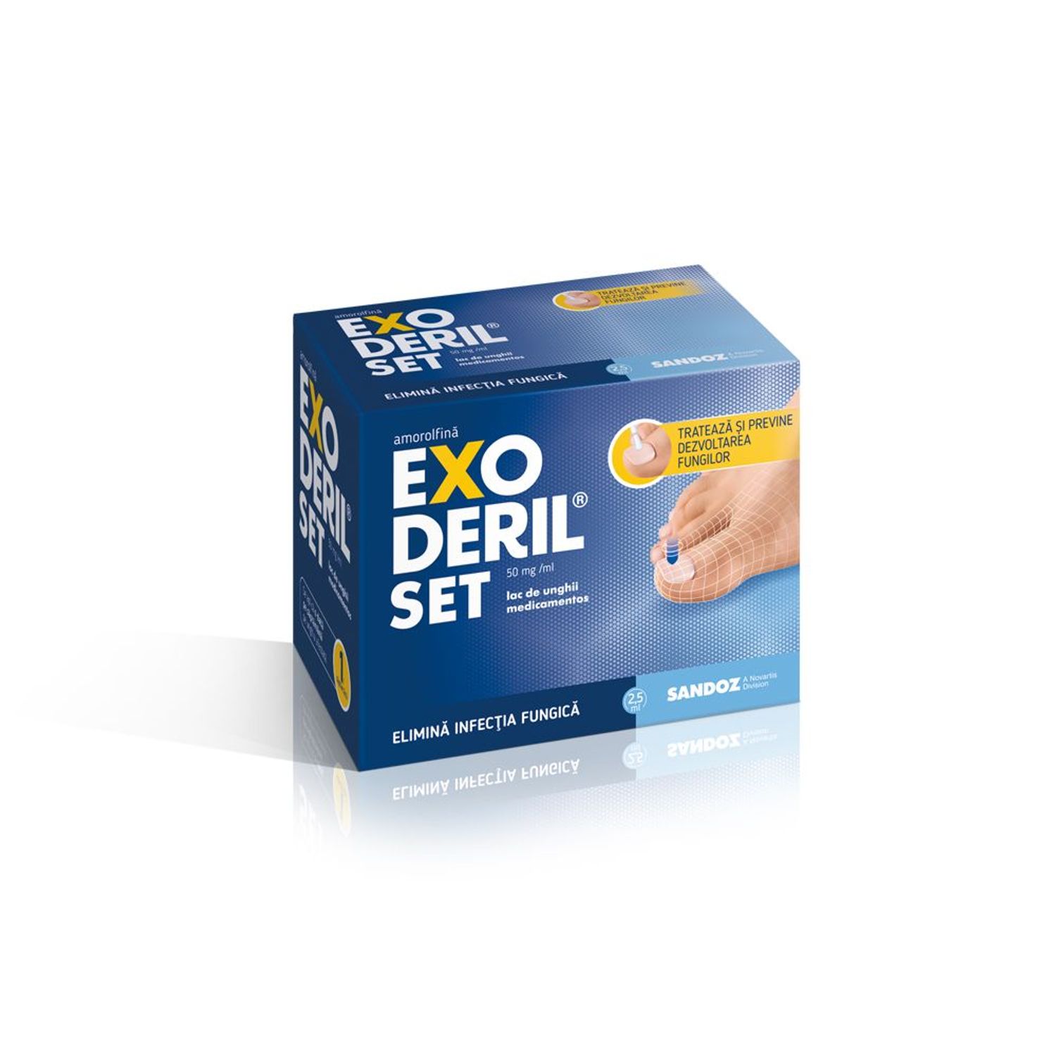 EXODERIL SET 50 mg/ml x 1 fotografia produsului