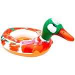 Colac de inot gonflabil pentru copii, in forma de animal gasca cu manere fotografia produsului