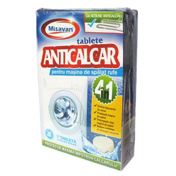 Tablete Anticalcar Misavan, 4 In 1, 25 (6422768021297)