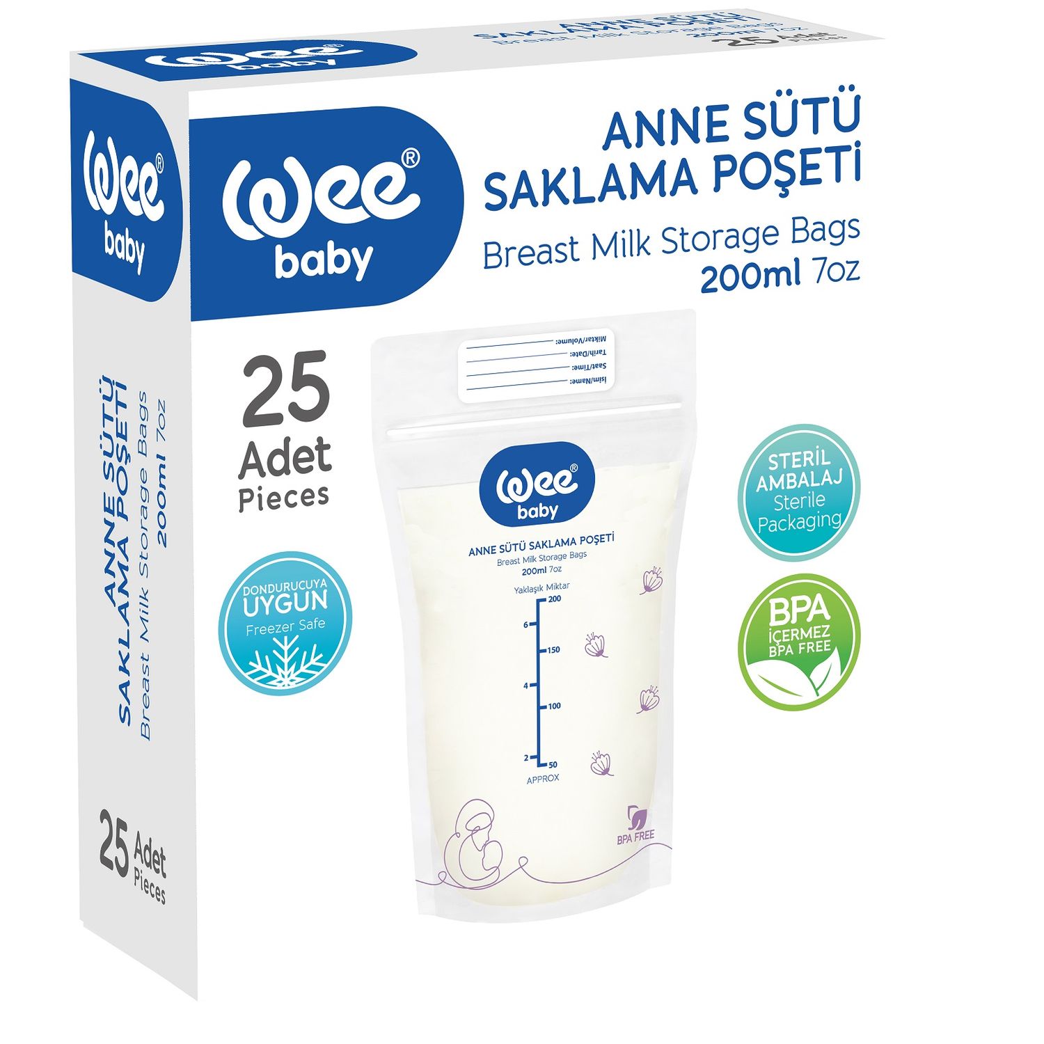 WEEBABY PUNGI STOCARE LAPTE X 25BC COD 889 fotografia produsului