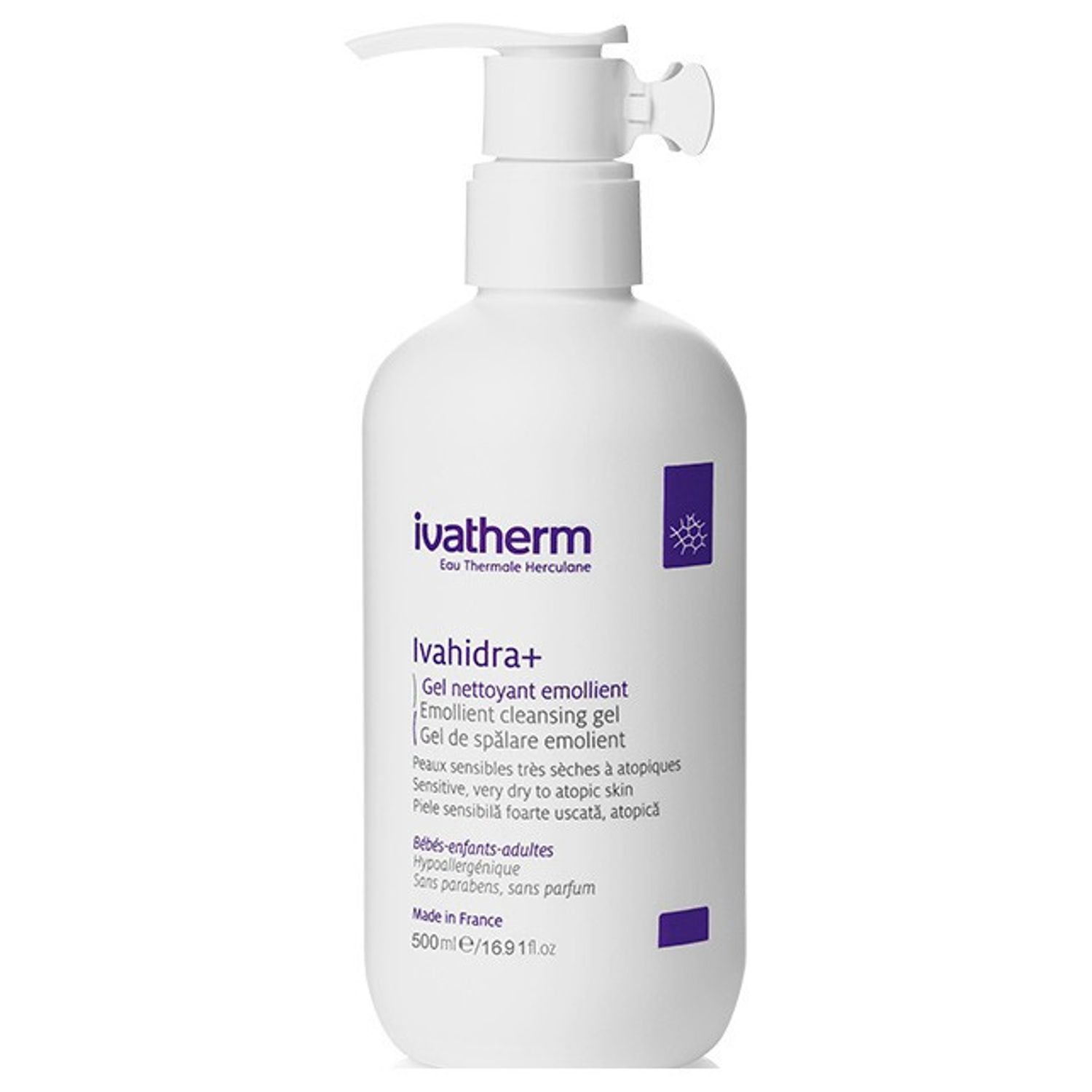 IVATHERM-IVAHIDRA+ GEL DE DUS X 500 ML fotografia produsului
