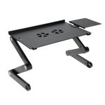 Masa functionala pentru laptop SIKS&reg;, doua ventilatoare, reglabila, aluminiu, negru fotografia produsului View 3 S