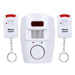 Alarma cu senzor de miscare SIKS&reg; cu telecomanda, alba fotografia produsului