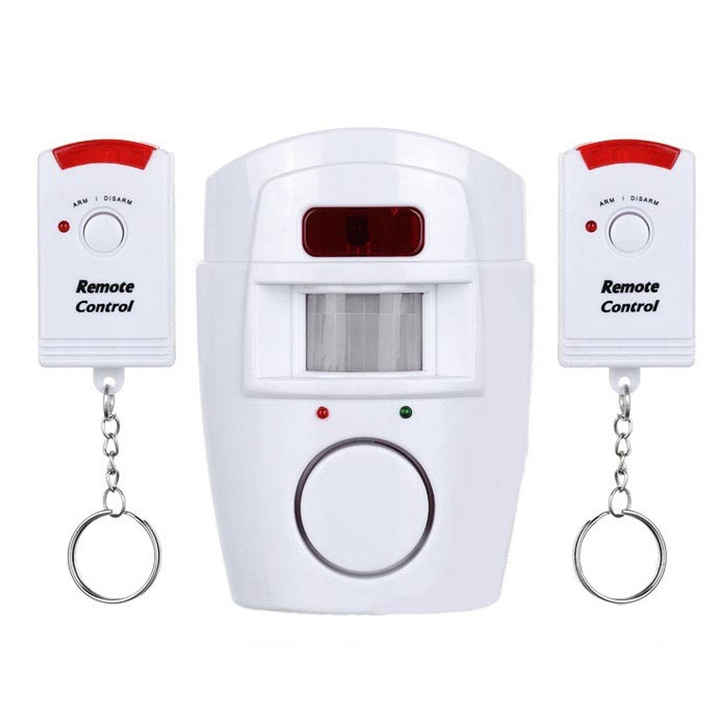 Alarma cu senzor de miscare SIKS&reg; cu telecomanda, alba fotografia produsului