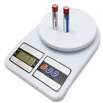 Cantar electronic SIKS&reg; cu capacitate maxima 10kg, alb fotografia produsului View 4 S