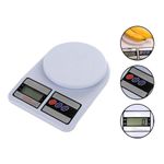 Cantar electronic SIKS&reg; cu capacitate maxima 10kg, alb fotografia produsului View 5 S