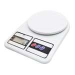 Cantar electronic SIKS&reg; cu capacitate maxima 10kg, alb fotografia produsului